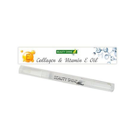 Карандаш для ухода за кутикулой BEAUTY SHINE Масло для ногтей и кутикулы. Коллаген, Витамин Е