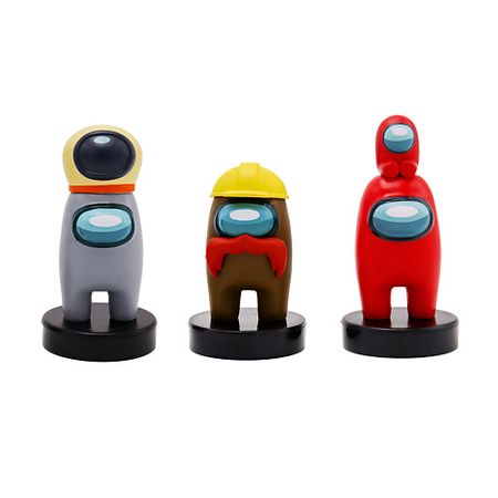 Набор детский AMONG US Набор фигурок-штампиков 3 серия (герой с усами) хелен питерс утёнок счастливчик или настоящий герой 2