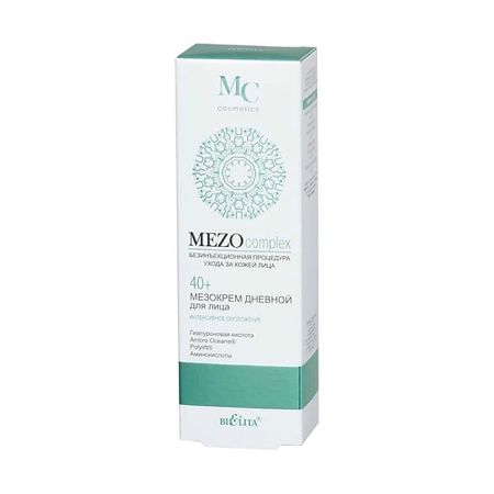 Крем для лица БЕЛИТА Мезокрем дневной для лица 40+ Интенсивное омоложение MEZOcomplex