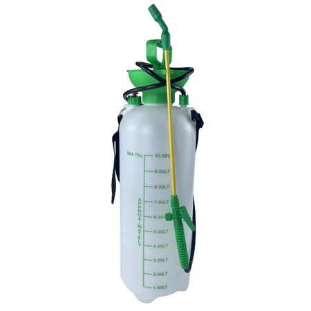 опрыскиватель помповый UGO LOCKS 10л зеленый, белый