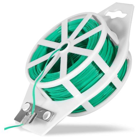 проволока для подвязки растений MAXITERRA на катушке 50м 2мм полиэтилен