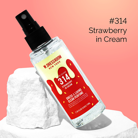 Спрей для дома W. DRESSROOM Парфюмированный спрей для одежды и дома No.314 Strawberry in Cream