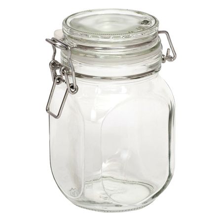 банка 0,65л стекло с фиксатором
