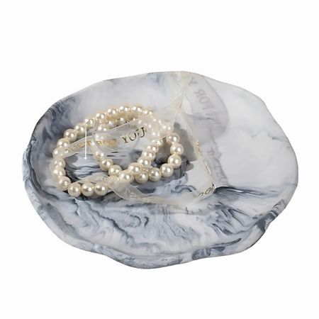 Поднос SHE STYLE Декоративный поднос из гипса для свечей, мелочей, украшений, конфетница