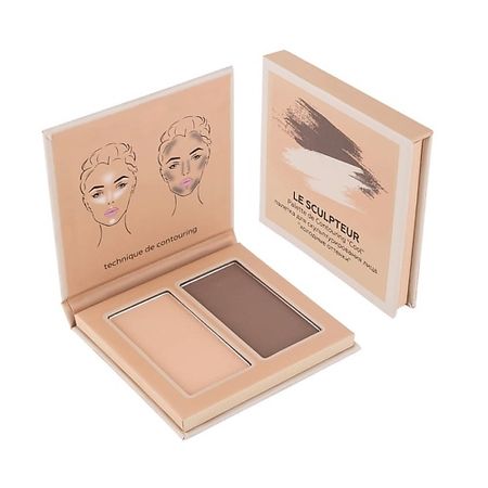 Палетка ЛЭТУАЛЬ Палетка для скульптурирования лица в холодных оттенках Le Sculpteur