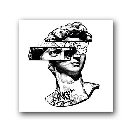 Тату TATTS Переводная тату David 10*10см