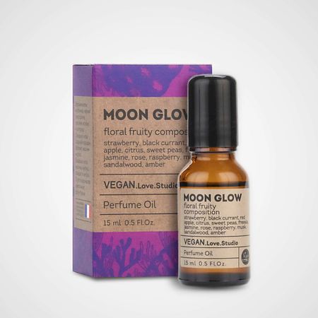 Масло для тела VEGAN.LOVE.STUDIO Парфюмерное масло для тела Moon Glow черная смородина малина фрезия сандал