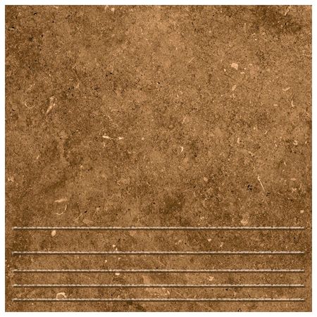 ступень клинкерная керамическая КЕРАМИН Вермонт 4 29,8х29,8 коричневый