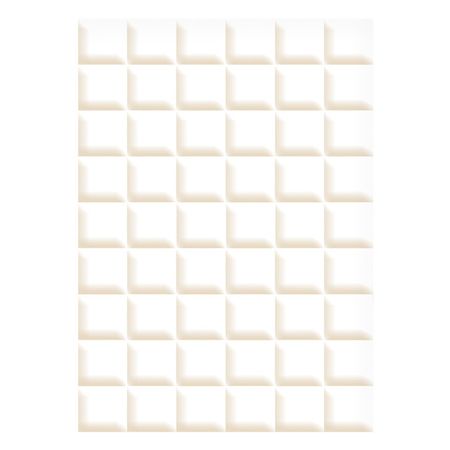 настенная плитка La Favola Гардения 40х28 см белая