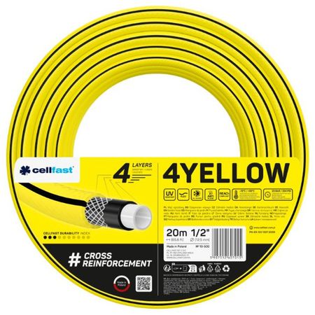 шланг армированный CELLFAST 4YELLOW 1/2