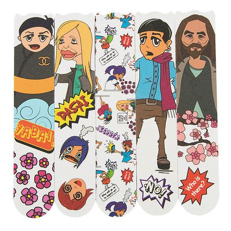 Набор пилок для ногтей ЛЭТУАЛЬ MODE ZERO Набор мини-пилок для маникюра, 5 шт.