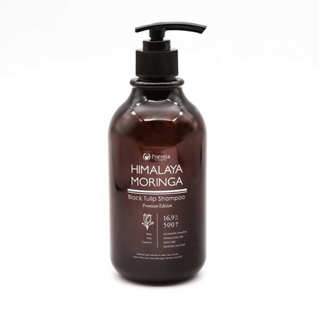 Шампунь для волос POGONIA Корейский шампунь для чувствительной кожи головы и склонных к зуду с маслом моринги