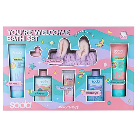 Набор средств для ванной и душа SODA Набор You're Welcome #takeitcomfy