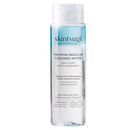 Мицеллярная вода SKINTSUGI Мицеллярная вода для лица трехфазная очищающая