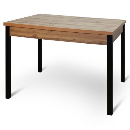 стол раздвижной ДЕНВЕР 1100(1400)х680мм дуб вотан ЛДСП/металл