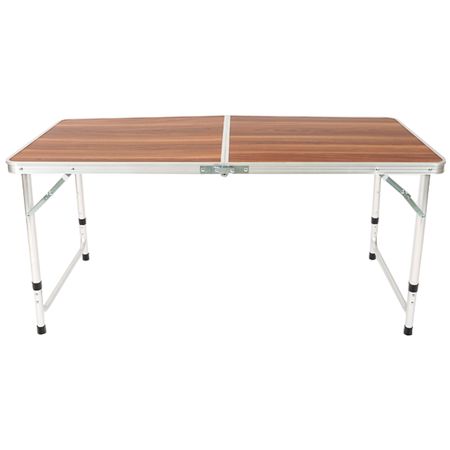 стол туристический складной 1200х600х700мм коричневый МДФ, алюминий