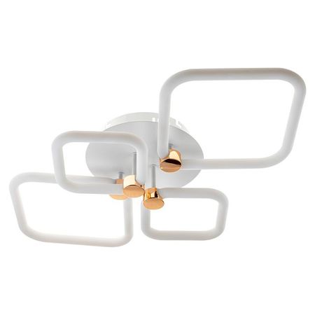 люстра потолочная RITTER LED Ottimo диммируемая с Алиса ДУ 102Вт 3 режима 46м2 белый/золото алиса майорова наследница кровь демона