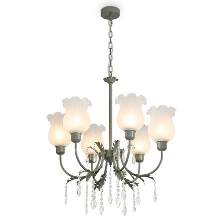 люстра подвесная FREYA Aileen E27 6х60Вт зеленый ежедневник недат а5 ежедневник боттега подчеркни свой стиль зеленый