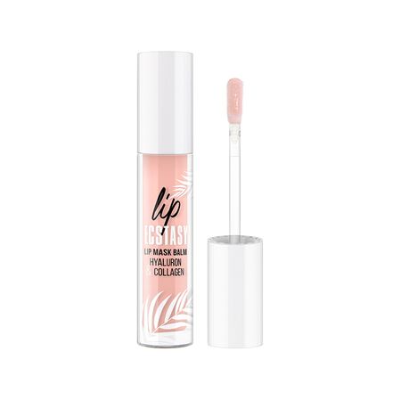Маска-бальзам для губ LUXVISAGE LIP ECSTASY Hyaluron & collagen тон 602 Peach