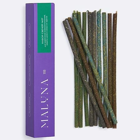 Набор декоративных свечей MALUNA Набор магических свечей №37 для укрепления защиты арабо саргсян оракул оберона советы королей стихий и магических созданий