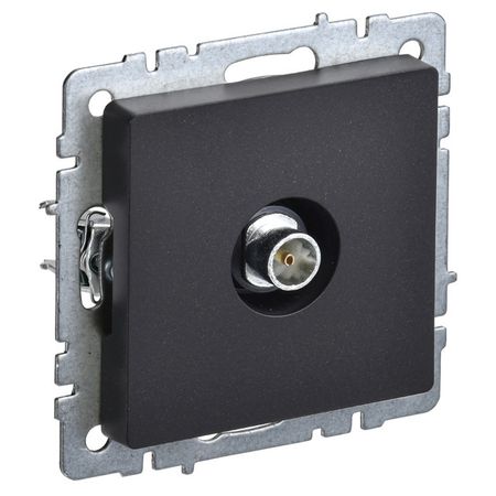 розетка TV оконечная IEK BRITE черный