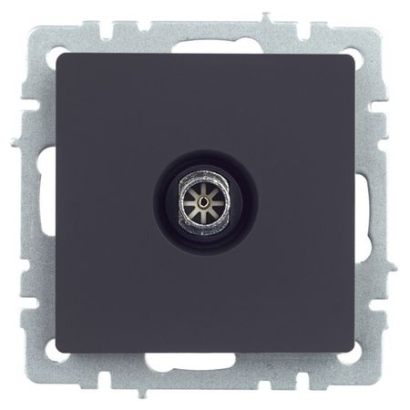 розетка TV оконечная IEK BRITE графит