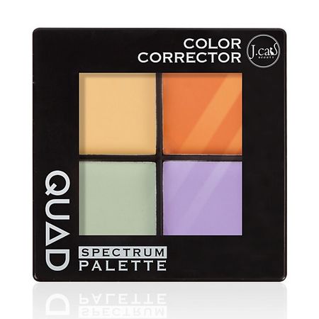 Палетка J. CAT BEAUTY Палетка корректор цвета для лица QUAD