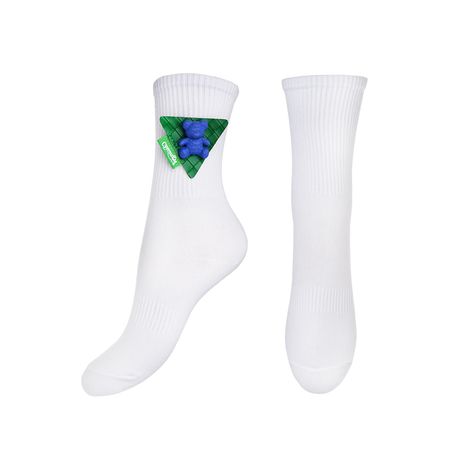 Носки TRENDY LOOK FUN BEAR белые one size