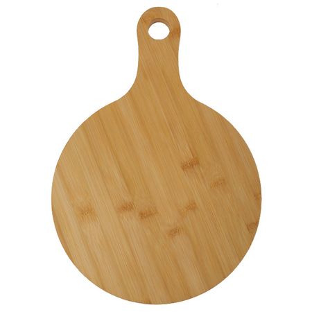 доска разделочная TODELIA Bamboo круглая, 36,5x25,5x1,5 см, бамбук