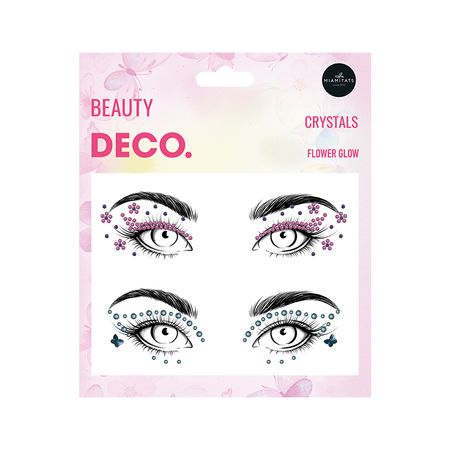 Кристаллы для лица и тела DECO. FAIRYCORE by Miami tattoos flower glow иосиф александрович бродский место не хуже любого