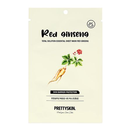 Маска для лица PRETTY SKIN с экстрактом красного женьшеня anti-age 23 г жанна юрьевна бочманова тайна красного шатра
