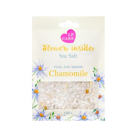 Соль для ванн LP CARE Ромашка 100 г сбрось стресс м фомин