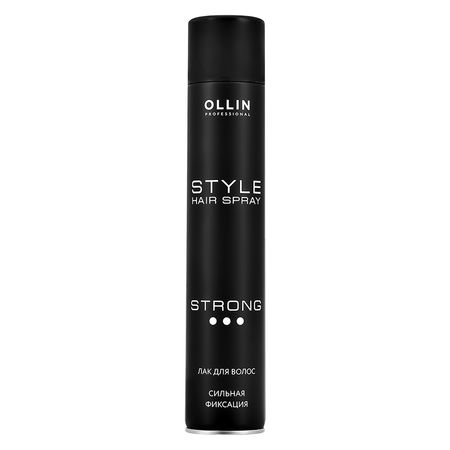 Лак для волос OLLIN PROFESSIONAL STYLE сильной фиксации 500 мл планер недат а4 36л my style скоба вертик