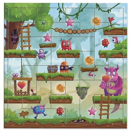 Настольная игра ГЕОДОМ Головоломка с дополненной реальностью Монстрики в игре!