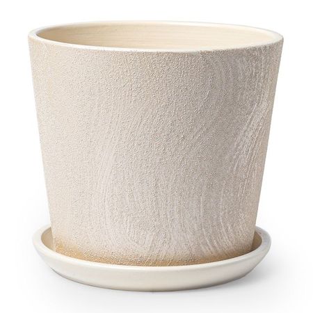 горшок керамический с поддоном Сиде 1,45л d15 h14см  бежевый рагим эльдар оглы джафаров песнь о сиде