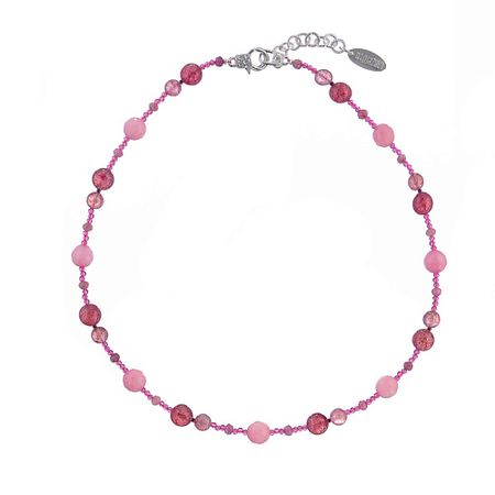 Колье LANZEROTTI Колье, Monroe, кварц, турмалин, агат, кристаллы