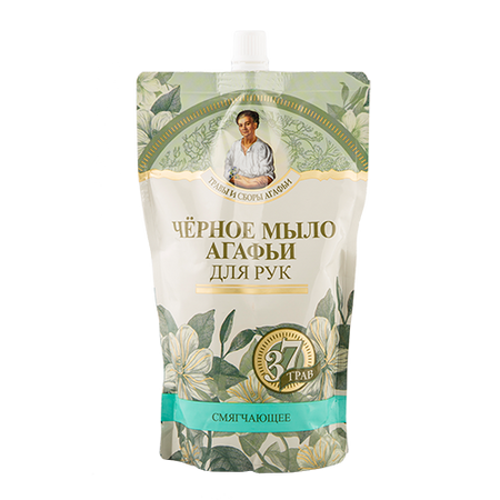 Мыло жидкое РЕЦЕПТЫ БАБУШКИ АГАФЬИ черное смягчающее рефилл 500 мл инна владимировна демина предчувствие и доверие судьбе