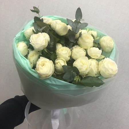 Букет живых цветов ЦВЕТЫ+ПОДАРКИ Букет Белые ночи