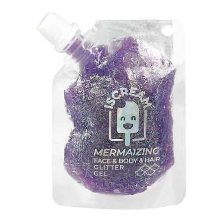 Глиттер для лица, тела и волос ISCREAM MERMAZING гель тон 05 dream
