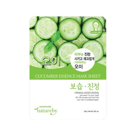 Маска для лица COCOPHARM с экстрактом огурца 23 г