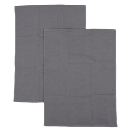 комплект полотенец кухонных ваф. TODELIA 50х70см 2шт темно-серый, арт. MT-13B