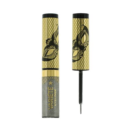 Подводка для глаз EVELINE VARIETE EYELINER водостойкая сияющая тон 04 silver dust пакет а5 23 18 10 silver нейтр