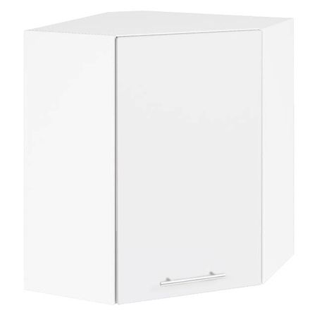 кухонный шкаф навесной угловой Лофт Милк 600х600х720мм 1 дверь МДФ/ЛДСП