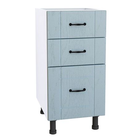 кухонный шкаф напольный Блюз 400х550х820мм 3 ящика МДФ/ЛДСП эльдар сафин волков блюз