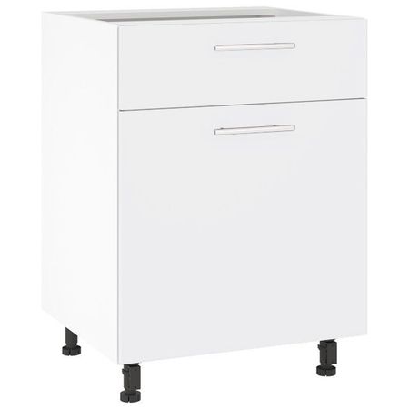 кухонный шкаф напольный Лофт Милк 600х550х820мм 1 ящик МДФ/ЛДСП