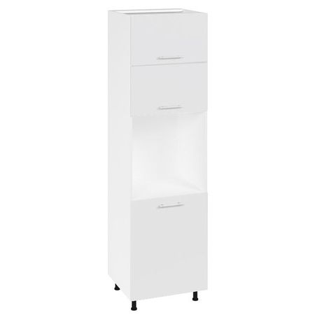 кухонный шкаф-пенал для духовки Лофт Милк 600х560х2140мм МДФ/ЛДСП