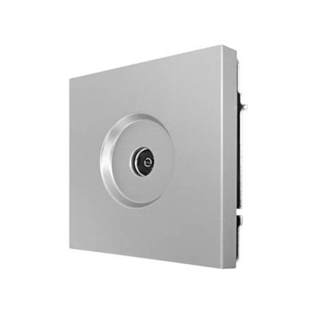 розетка телевизионная LEZARD Zima проходная серый матовый