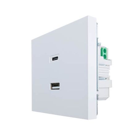 розетка LEZARD Zima TC+USB разъём белый времена года весна иллюстративно демонстрационный материал для образовательной деятельности с детьми 5 7 лет