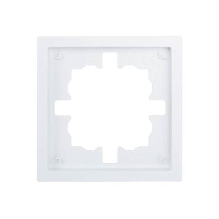 рамка 1 пост LEZARD Zima универсальная белая