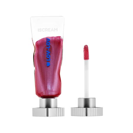 Блеск для губ ISCREAM LOV-LOV тон 04 с глиттером е викторова как я полюбила себя больше еды